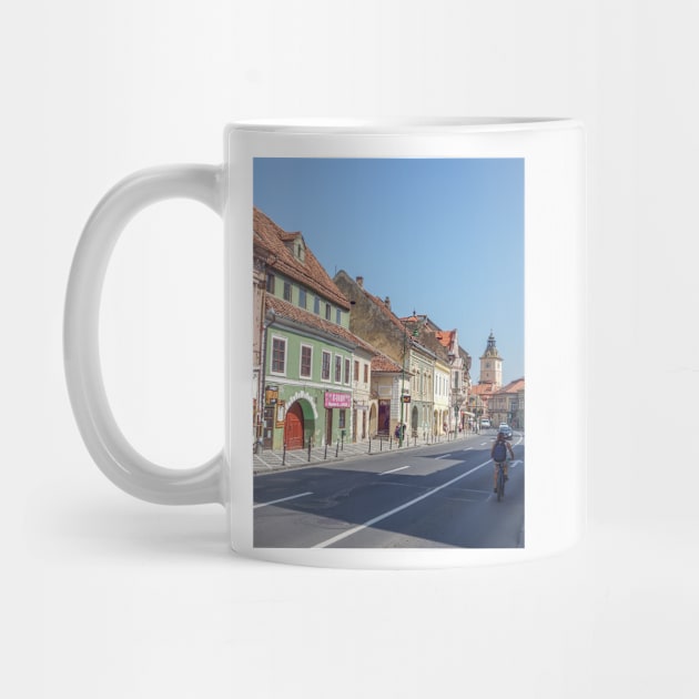 Brasov town centre view by TDArtShop